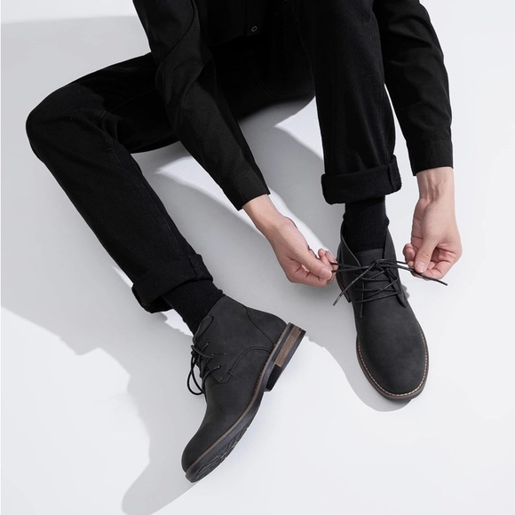 Jousen Men's Chukka Ankle Boots Classic Causal Dress Boots Size 10 - Picture 5 of 10